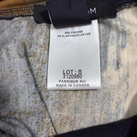 Lundstrom Handkerchief Midi Skirt Womens Size 8 Black Multicolor Boho Artsy NWT - Picture 7 of 9